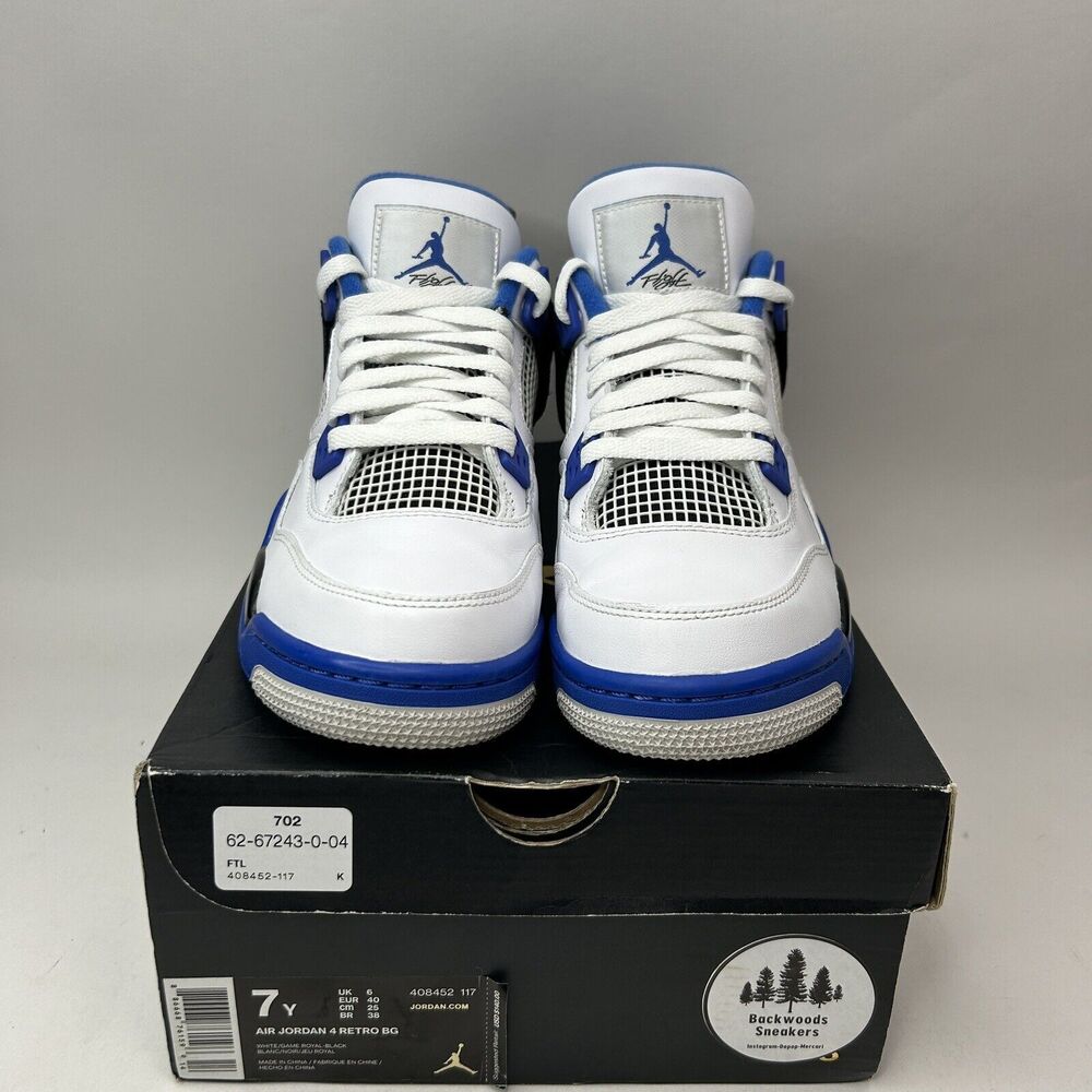 Nike Air Jordan 4 Retro BG “Motorsport” 2023 - Picture 2 of 8